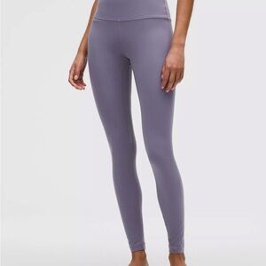 lululemon Align™ High-Rise Pant 25” Womens size 8 color Lilac like new